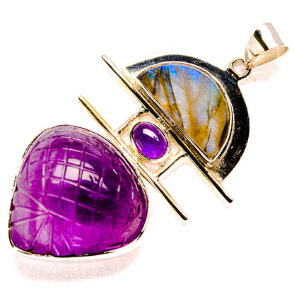 Amethyst Pendants handcrafted by Ana Silver Co - PD36719 - Photo 2