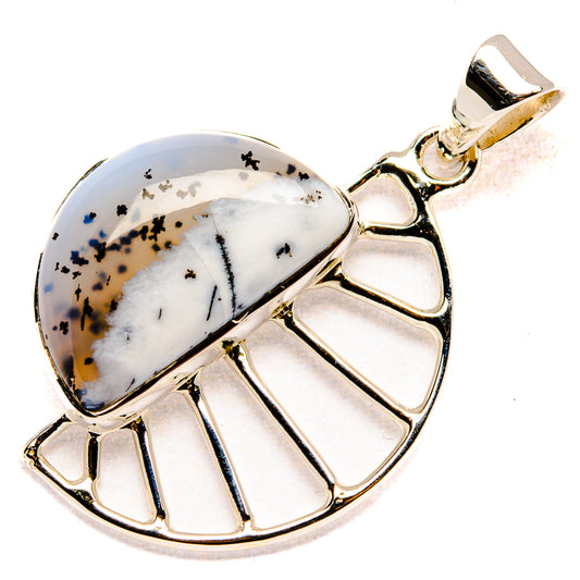 Dendritic Opal Pendants handcrafted by Ana Silver Co - PD36729 - Photo 2