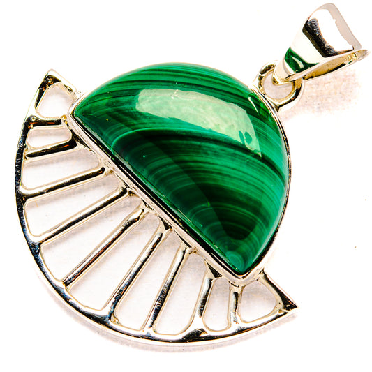 Malachite Pendants handcrafted by Ana Silver Co - PD36731 - Photo 2