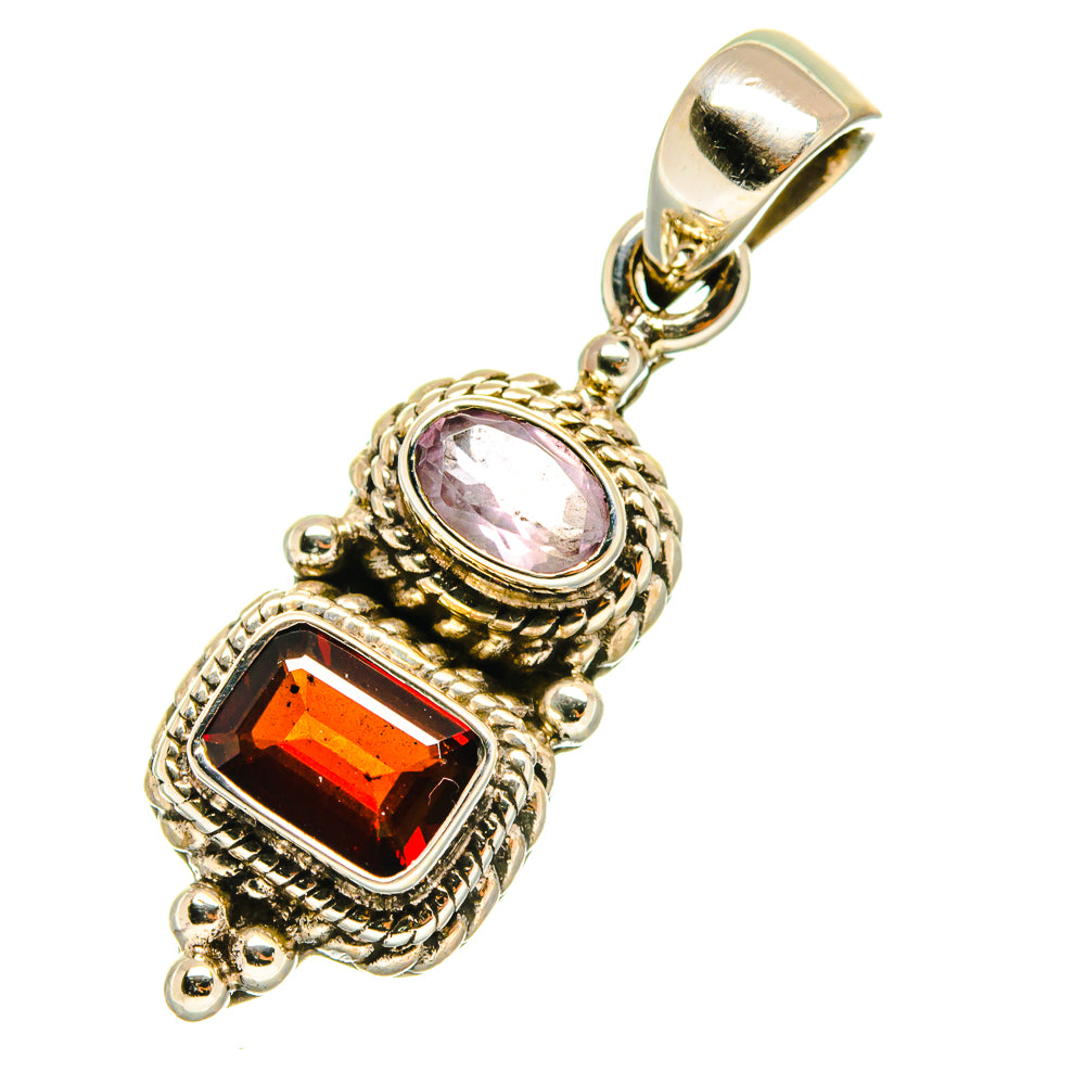 Garnet Pendants handcrafted by Ana Silver Co - PD3674