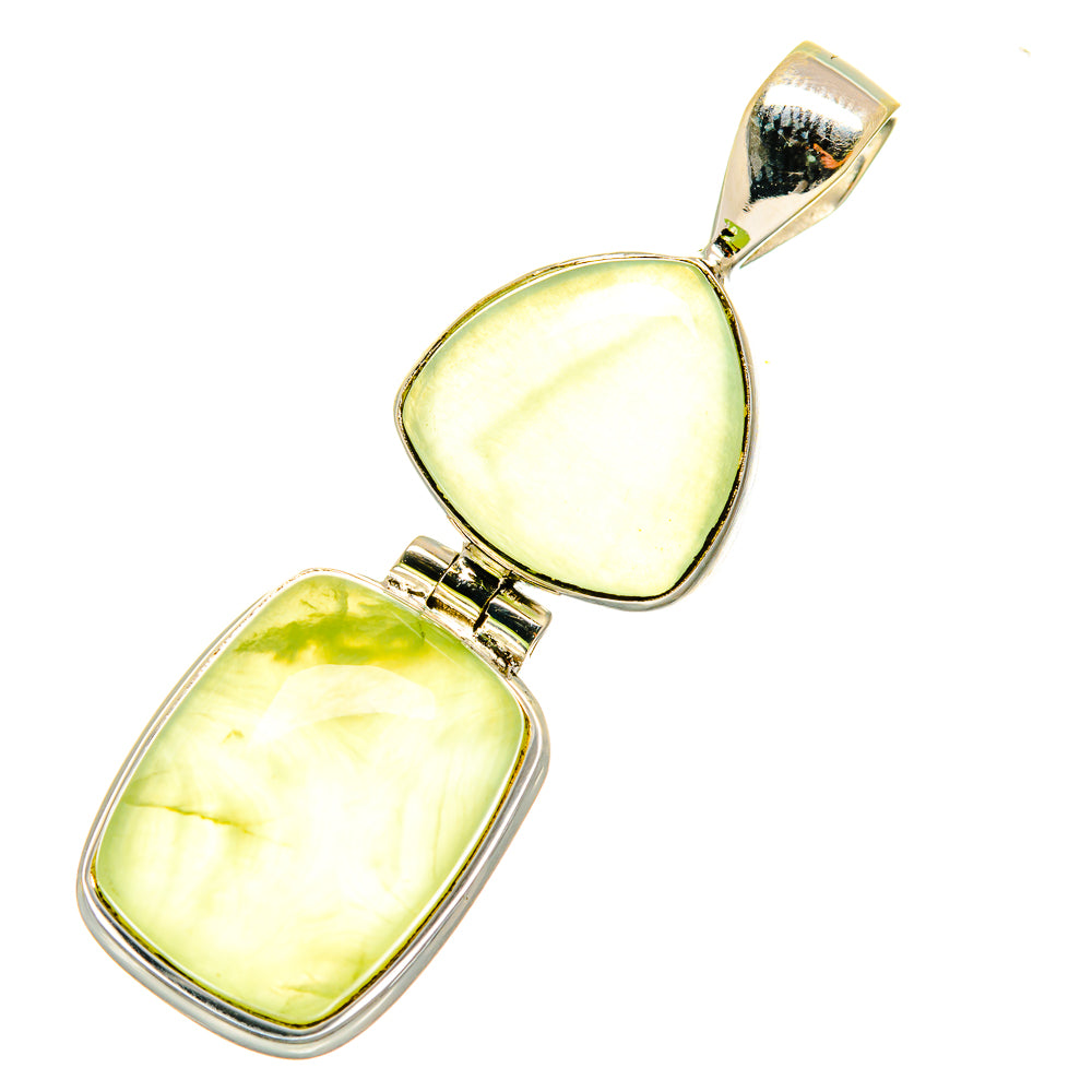 Prehnite Pendants handcrafted by Ana Silver Co - PD3688