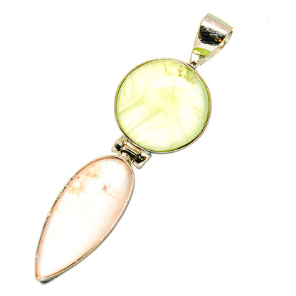 Prehnite Pendants handcrafted by Ana Silver Co - PD3689