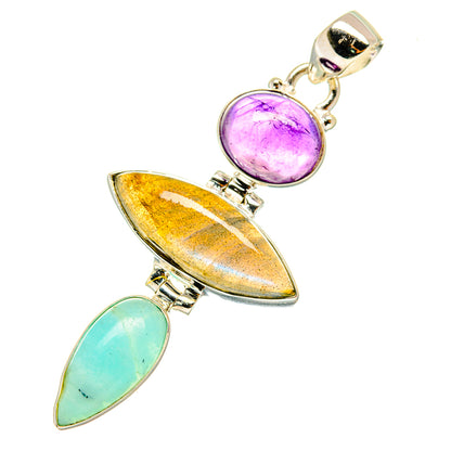 Labradorite Pendants handcrafted by Ana Silver Co - PD3690