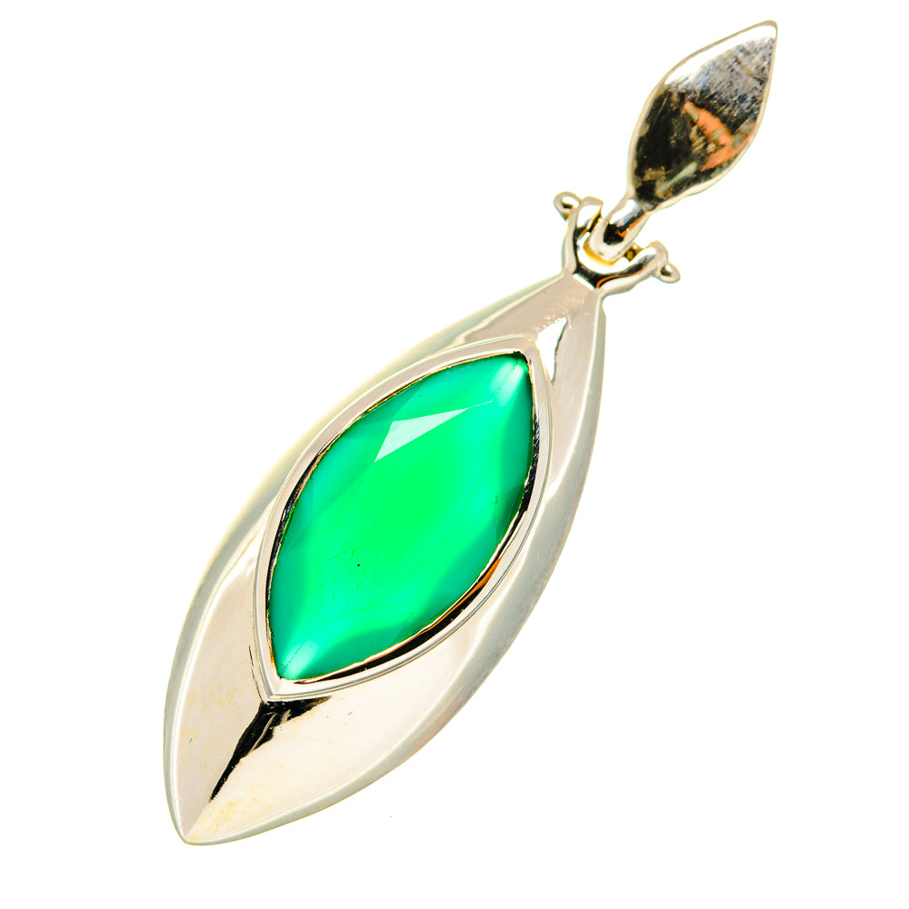 Green Onyx Pendants handcrafted by Ana Silver Co - PD3694