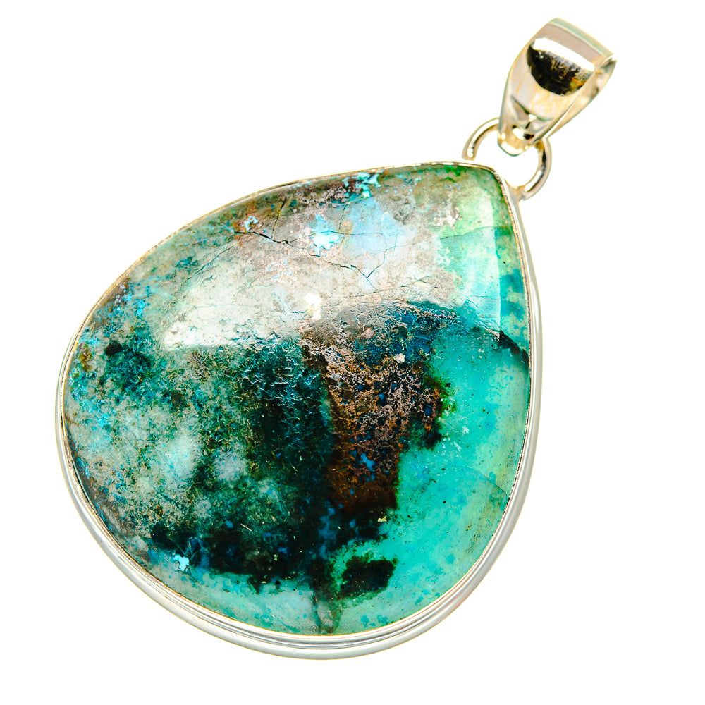 Chrysocolla Pendants handcrafted by Ana Silver Co - PD3695