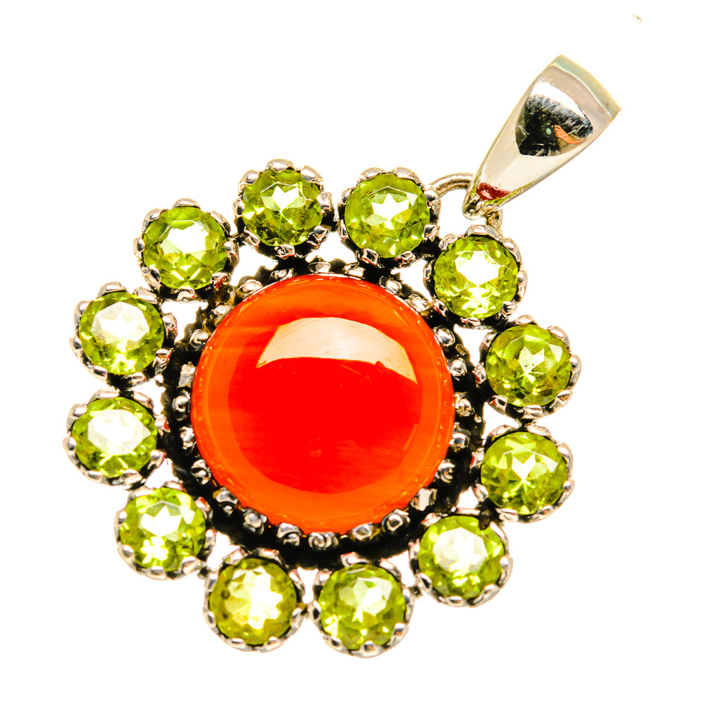 Carnelian Pendants handcrafted by Ana Silver Co - PD3705