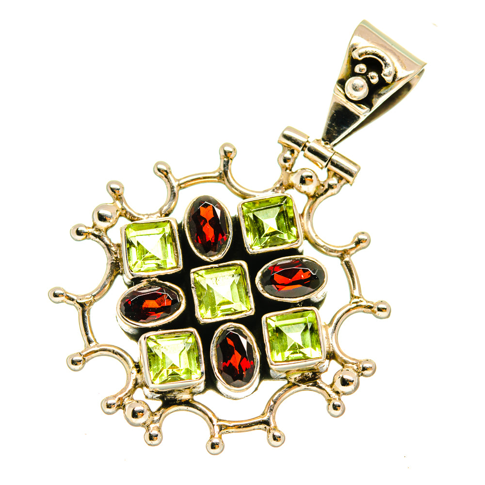 Garnet Pendants handcrafted by Ana Silver Co - PD3706