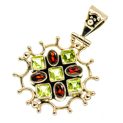 Garnet Pendants handcrafted by Ana Silver Co - PD3706