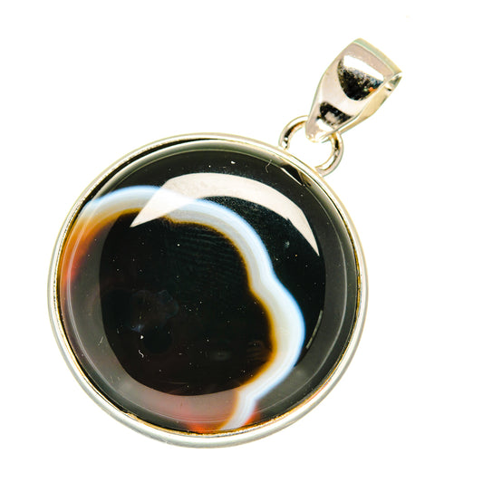 India Agate Pendants handcrafted by Ana Silver Co - PD3713