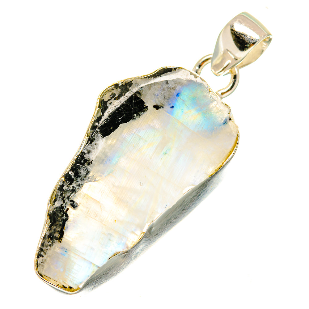 Rainbow Moonstone Pendants handcrafted by Ana Silver Co - PD3715
