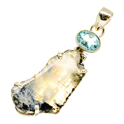 Rainbow Moonstone Pendants handcrafted by Ana Silver Co - PD3716
