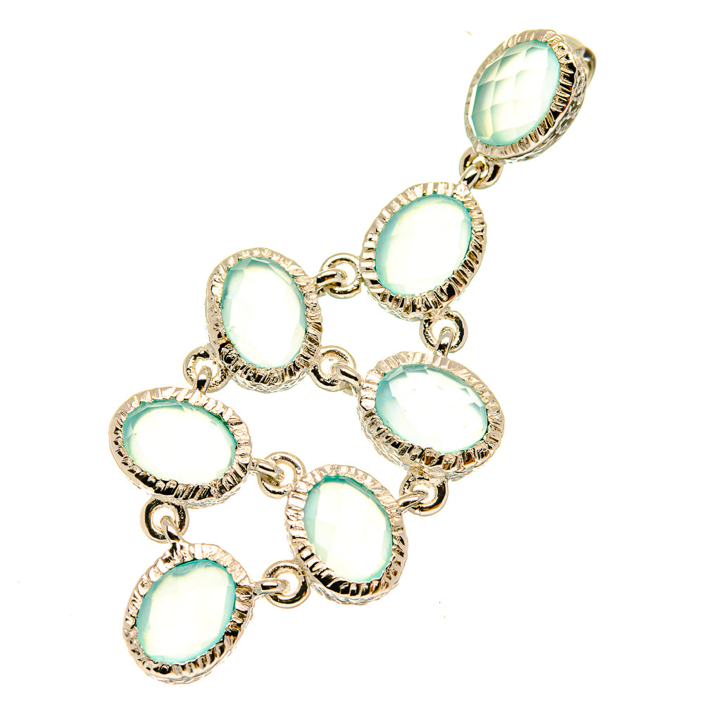 Aqua Chalcedony Pendants handcrafted by Ana Silver Co - PD3732