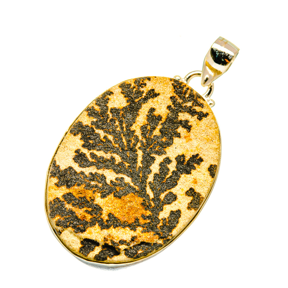 Germany Psilomelane Pendants handcrafted by Ana Silver Co - PD3742