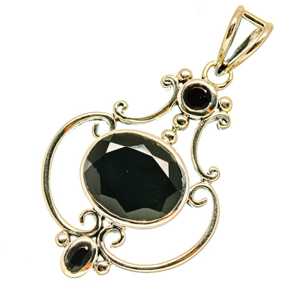 Black Onyx Pendants handcrafted by Ana Silver Co - PD3745