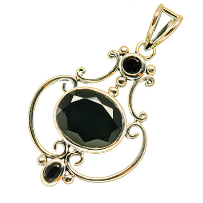 Black Onyx Pendants handcrafted by Ana Silver Co - PD3745