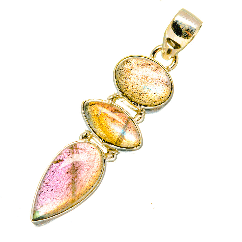 Labradorite Pendants handcrafted by Ana Silver Co - PD3748