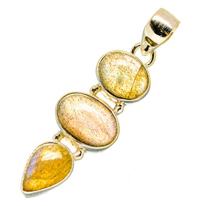 Labradorite Pendants handcrafted by Ana Silver Co - PD3749