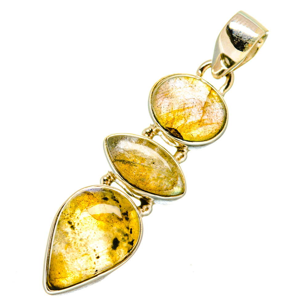 Labradorite Pendants handcrafted by Ana Silver Co - PD3752