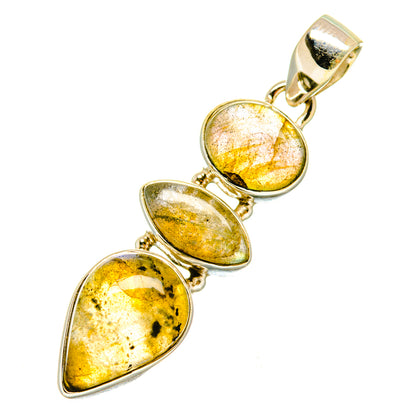 Labradorite Pendants handcrafted by Ana Silver Co - PD3752