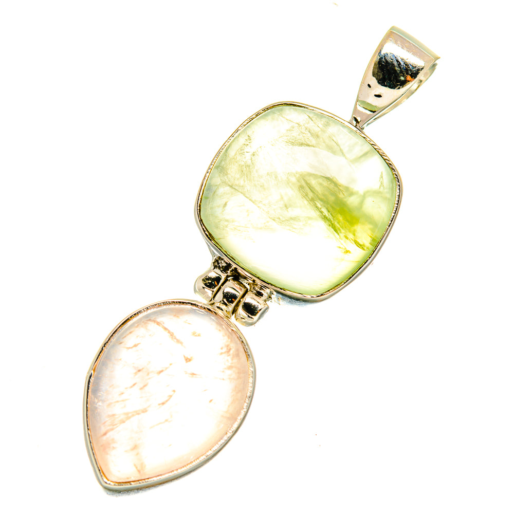 Prehnite Pendants handcrafted by Ana Silver Co - PD3753