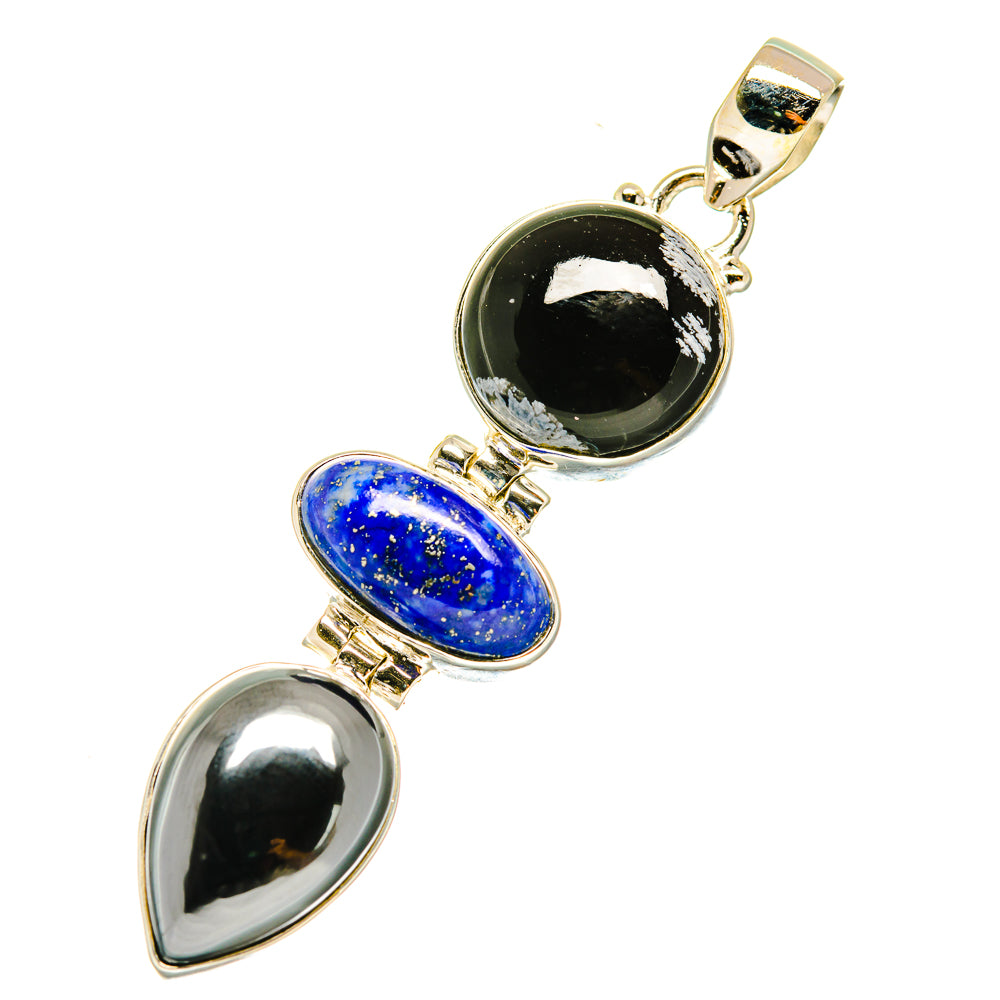 Hematite Pendants handcrafted by Ana Silver Co - PD3757