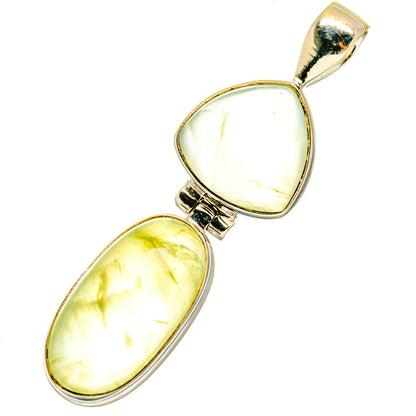 Prehnite Pendants handcrafted by Ana Silver Co - PD3758