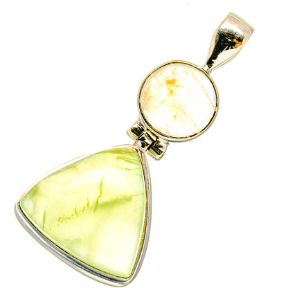 Prehnite Pendants handcrafted by Ana Silver Co - PD3759