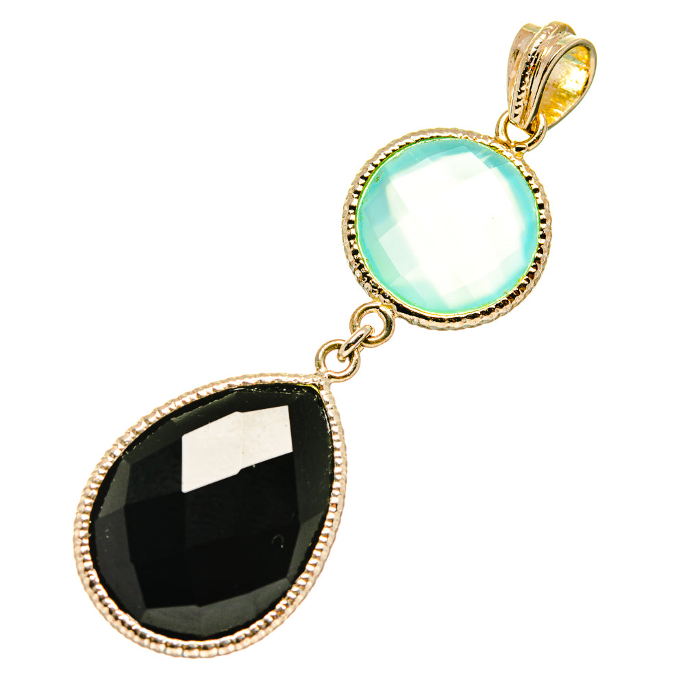 Black Onyx Pendants handcrafted by Ana Silver Co - PD3765