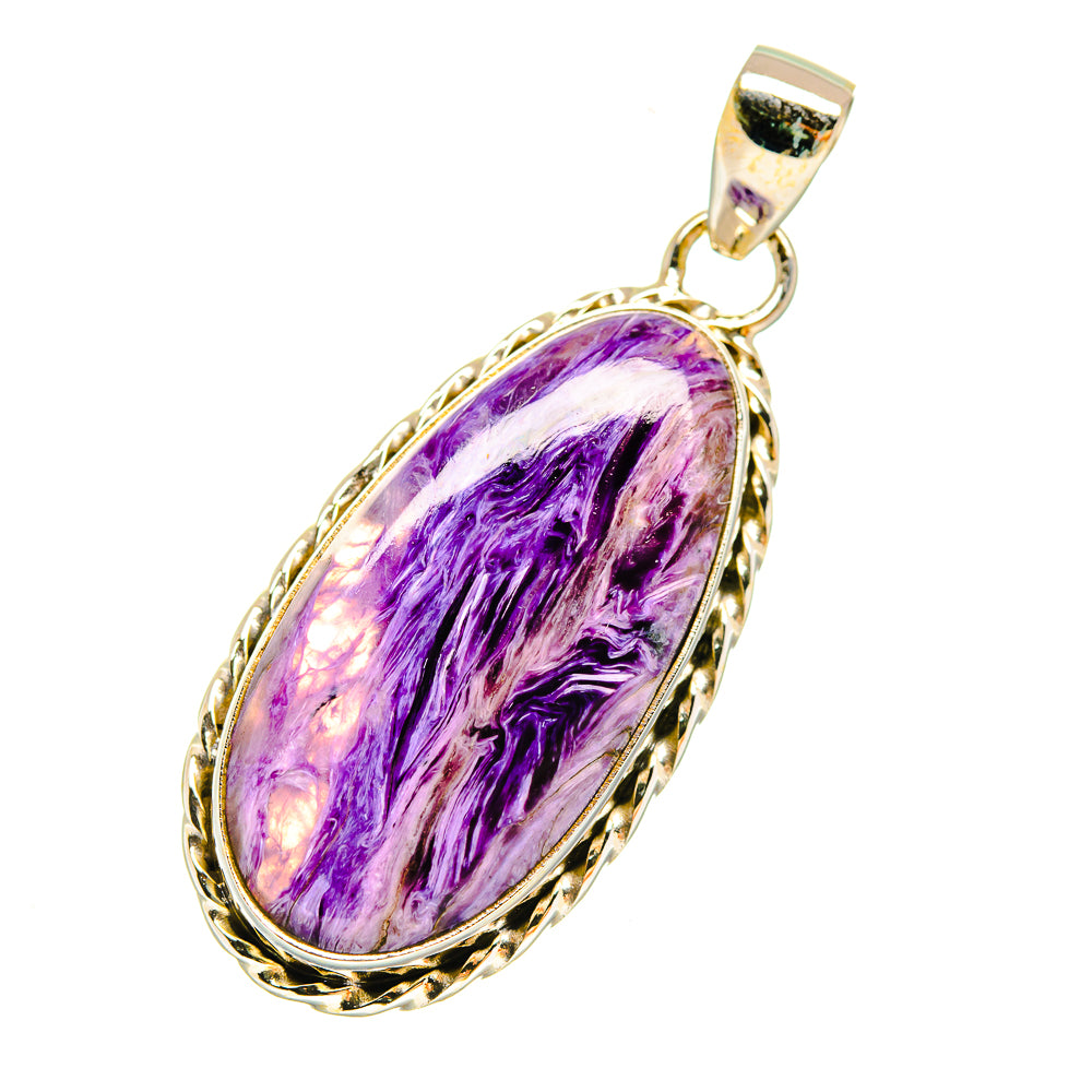 Charoite Pendants handcrafted by Ana Silver Co - PD3773