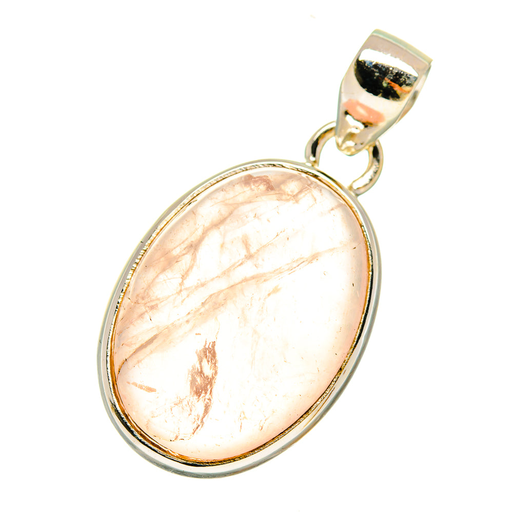 Rose Quartz Pendants handcrafted by Ana Silver Co - PD3776
