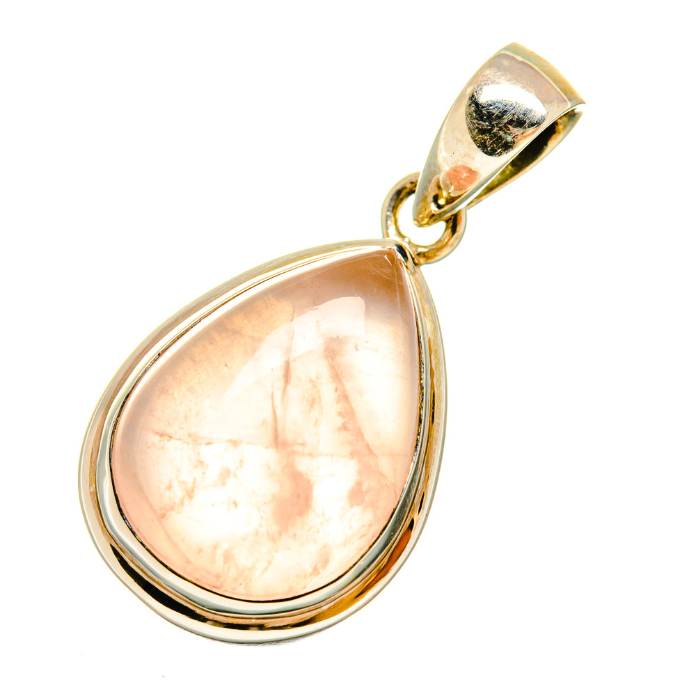 Rose Quartz Pendants handcrafted by Ana Silver Co - PD3779