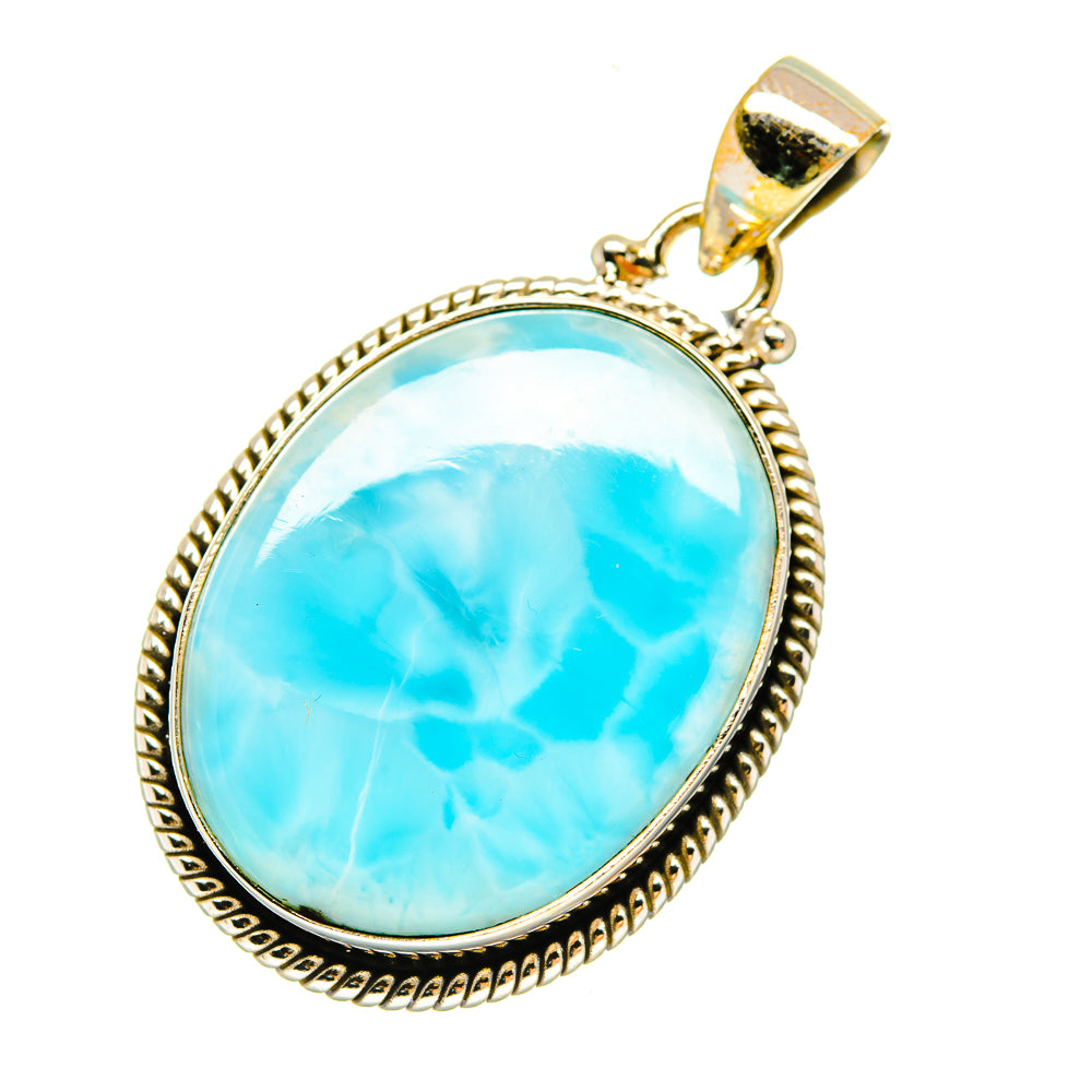 Larimar Pendants handcrafted by Ana Silver Co - PD3782