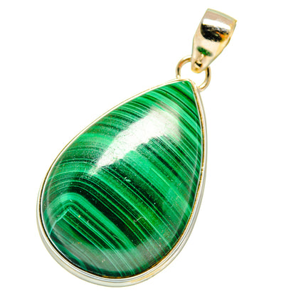 Malachite Pendants handcrafted by Ana Silver Co - PD3784