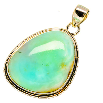 Peruvian Opal Pendants handcrafted by Ana Silver Co - PD3785