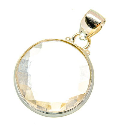 White Quartz Pendants handcrafted by Ana Silver Co - PD3792