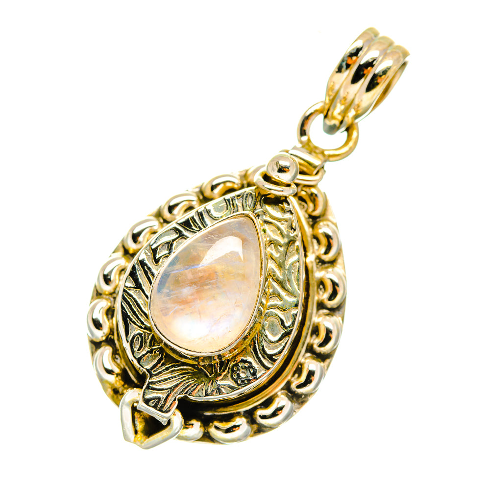 Rainbow Moonstone Pendants handcrafted by Ana Silver Co - PD3807