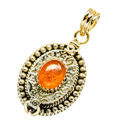 Sunstone Pendants handcrafted by Ana Silver Co - PD3814