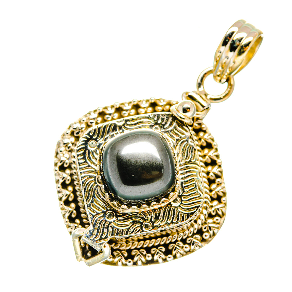 Hematite Pendants handcrafted by Ana Silver Co - PD3815