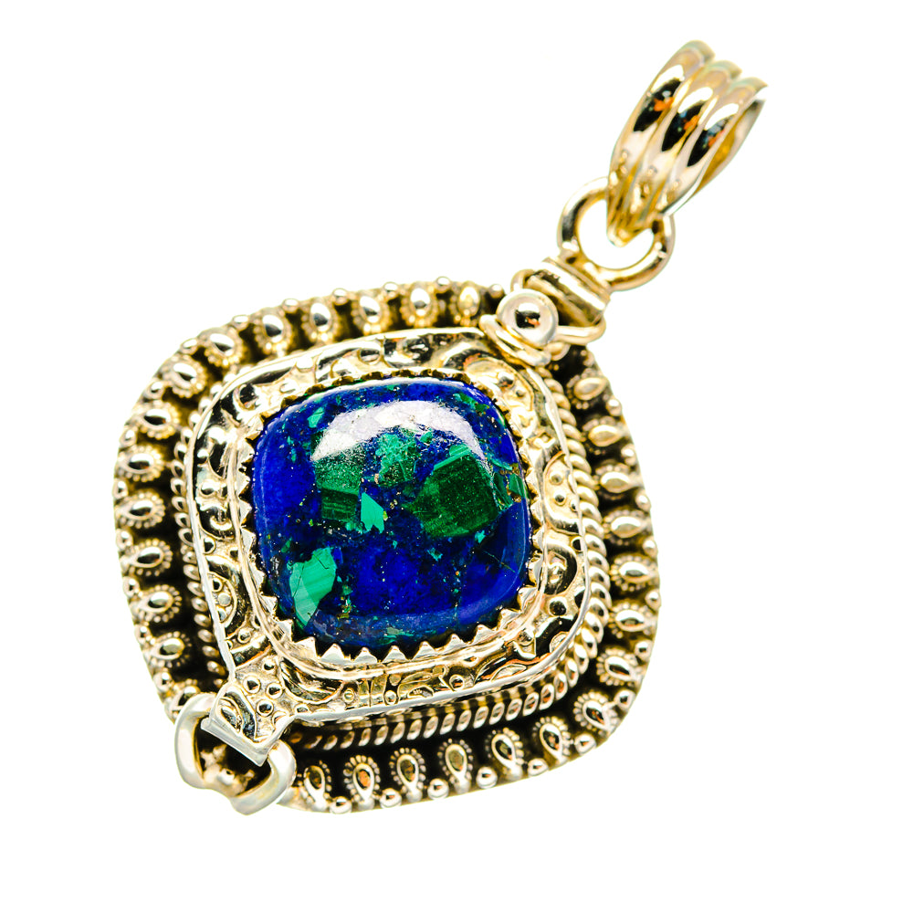 Azurite Pendants handcrafted by Ana Silver Co - PD3816