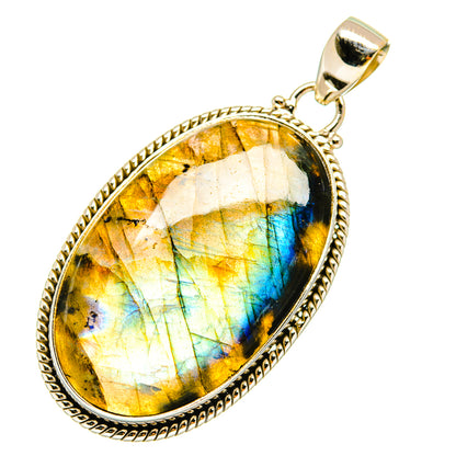 Labradorite Pendants handcrafted by Ana Silver Co - PD3844