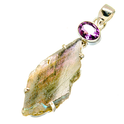 Labradorite Pendants handcrafted by Ana Silver Co - PD3858