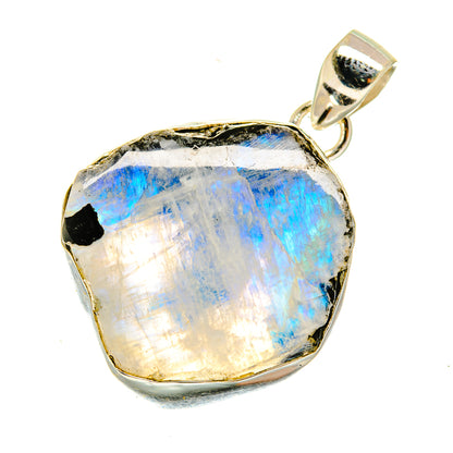 Rainbow Moonstone Pendants handcrafted by Ana Silver Co - PD3862