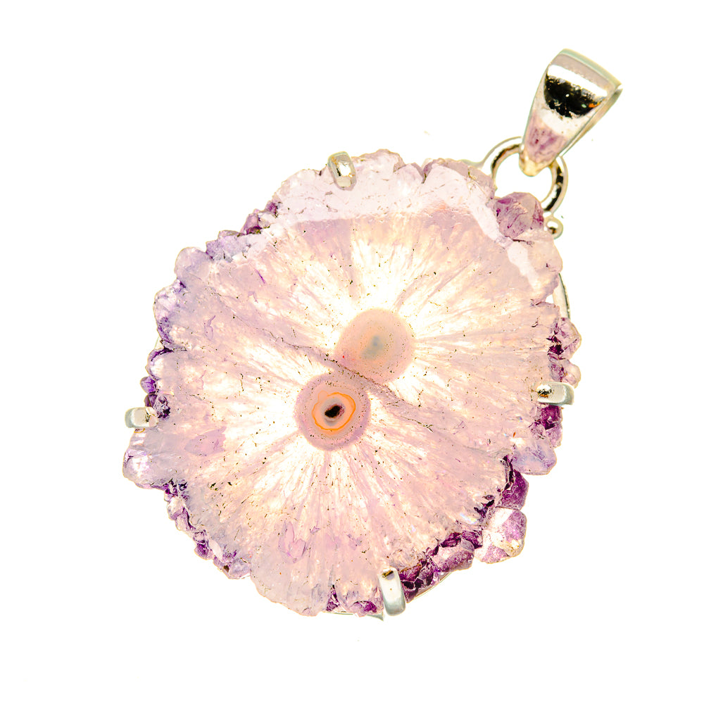 Amethyst Stalactite Pendants handcrafted by Ana Silver Co - PD3866