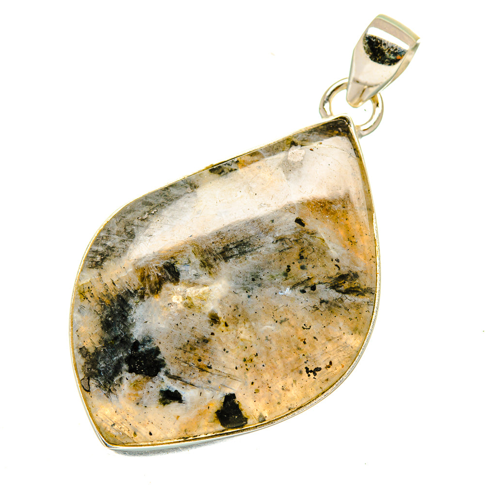 Gabbro Stone Pendants handcrafted by Ana Silver Co - PD3869
