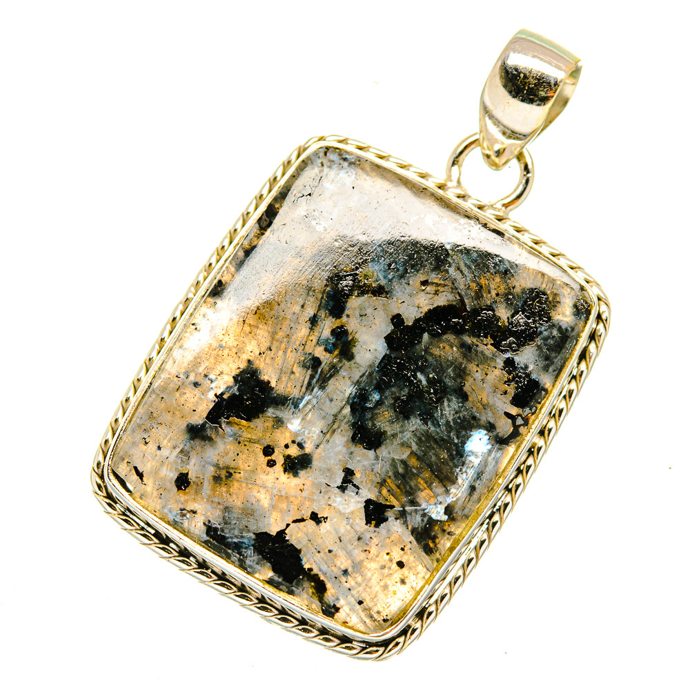 Gabbro Stone Pendants handcrafted by Ana Silver Co - PD3872