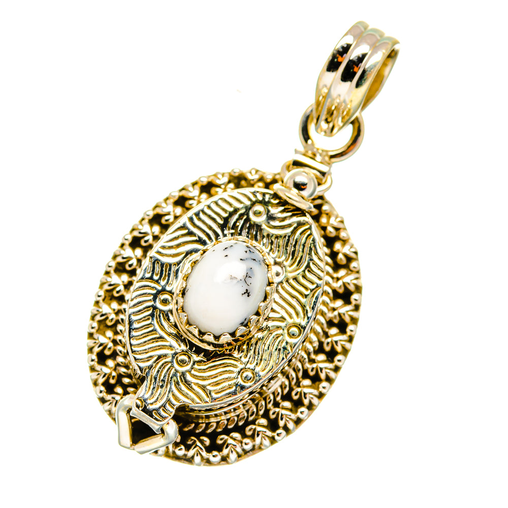 Dendritic Opal Pendants handcrafted by Ana Silver Co - PD3903