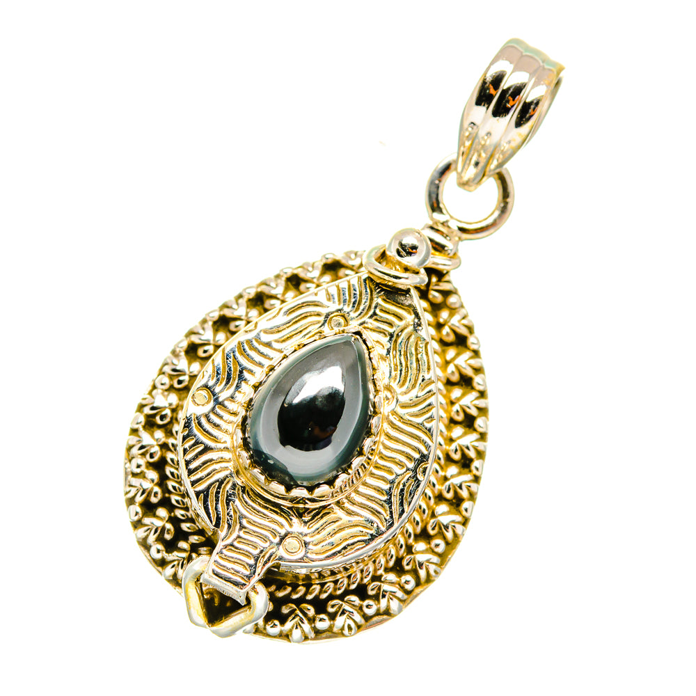 Hematite Pendants handcrafted by Ana Silver Co - PD3906