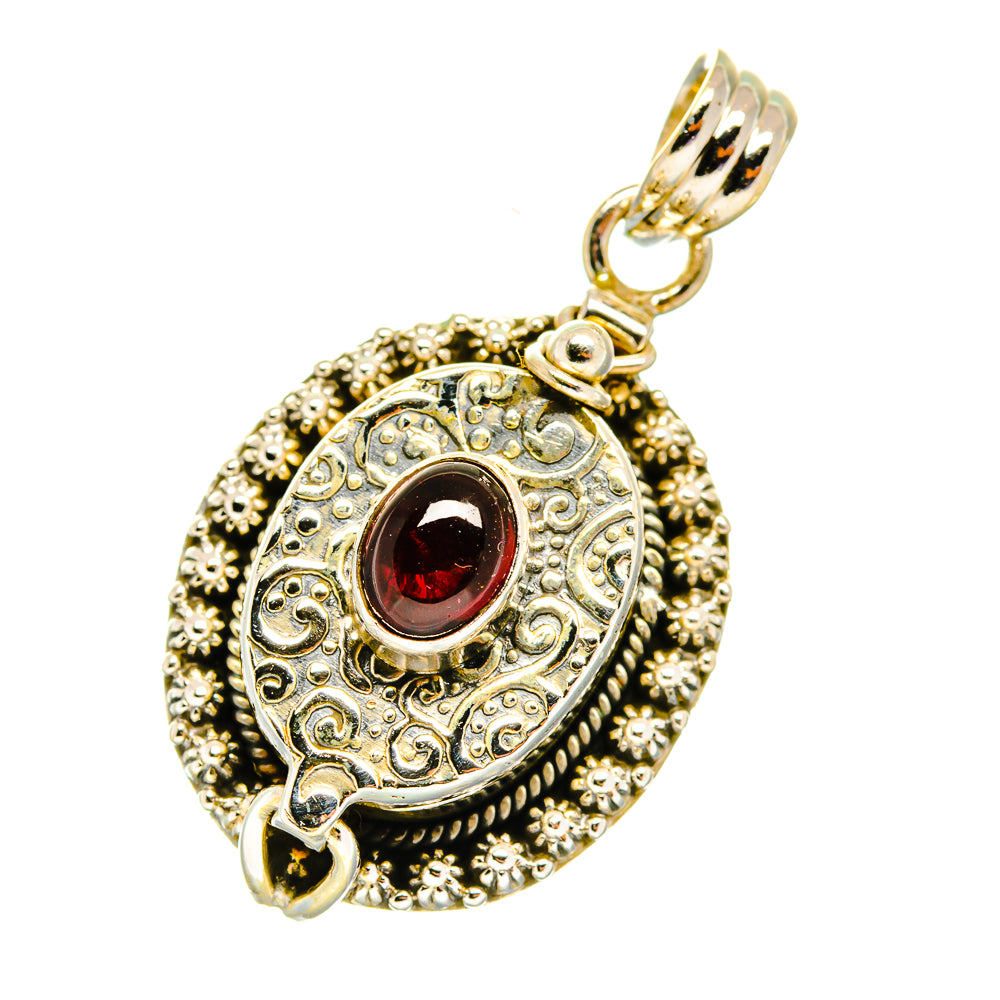 Garnet Pendants handcrafted by Ana Silver Co - PD3907