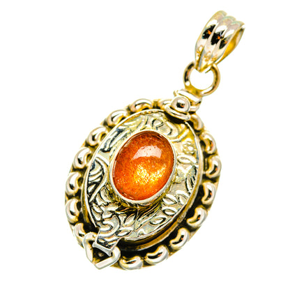 Sunstone Pendants handcrafted by Ana Silver Co - PD3910