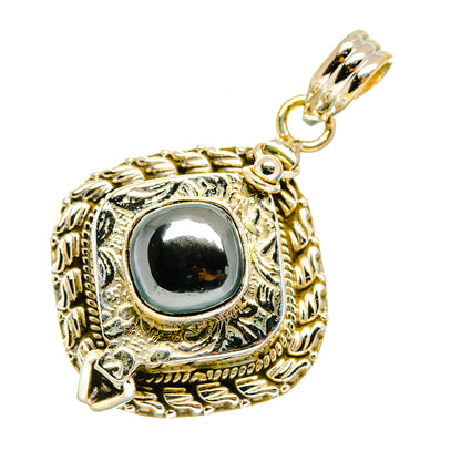 Hematite Pendants handcrafted by Ana Silver Co - PD3914